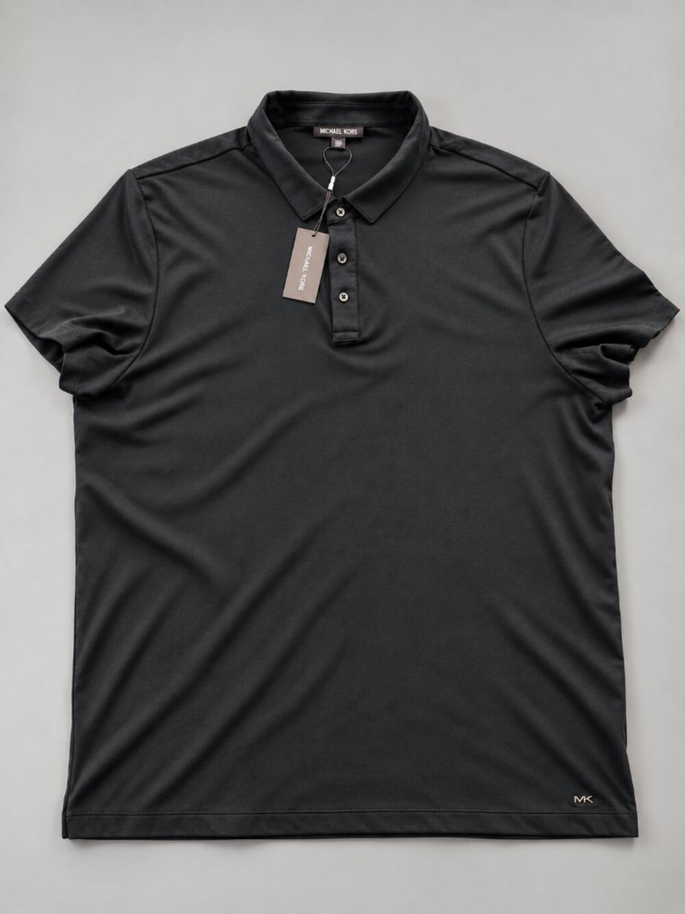 NWT Michael Kors Men’s Black Polo Shirt 3XL Short Sleeve Logo